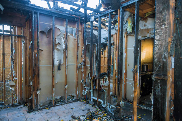Professional Fire Damage Removal technician working in Exton, PA
